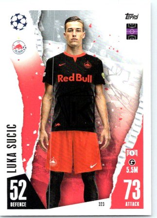 Fotbalová kartička 2023-24 Topps Match Attax UEFA Club Competitions 323 Luka Susic FC Salzburg