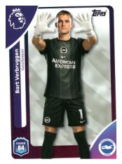fotbalová kartička 2025-26 Topps  Premier League 74 Bart Verbruggen (Brighton & Hove Albion)