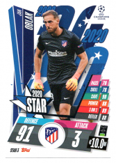 fotbalová kartička 2020-21 Topps Match Attax Champions League STAR3 Jan Oblak Atlético de Madrid