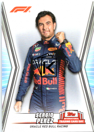 sběratelská karta F1 2023 NTCD-F6 Sergio Perez Red Bull