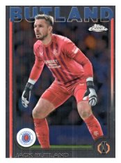 fotbalová kartička 2024-25 Topps Chrome UCC 13 Jack Butland, Rangers F.C.