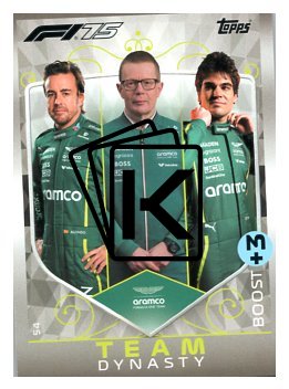 2025 Topps Turbo Attax F1 Aston Martin  54 Alonso / Cowell / Stroll