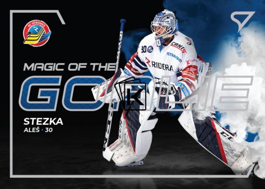 hokejová kartička 2021-22 SportZoo Tipsport Extraliga Magic of the Goalie MG-13 Aleš Stezka HC Vítkovice Ridera