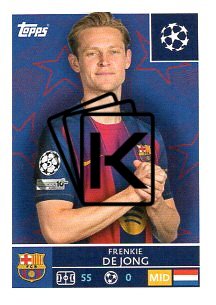 2025-26 Topps Champions League FC Barcelona 187 Frenkie de Jong