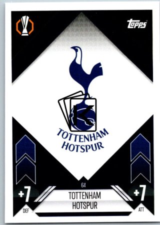 fotbalová kartička 2024-25 Topps Match Attax UEFA Club Competitions  64 Team Badge (Tottenham Hotspur)