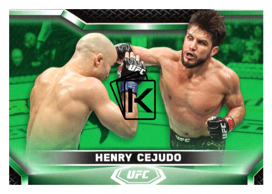 2020 Topps UFC Knockout 4 Henry Cejudo - Flyweight /88