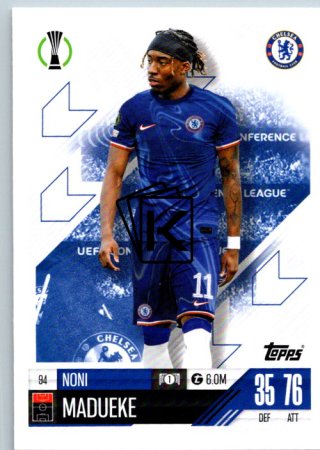 fotbalová kartička 2024-25 Topps Match Attax UEFA Club Competitions  94 Noni Madueke (Chelsea)