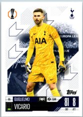 fotbalová kartička 2024-25 Topps Match Attax UEFA Club Competitions  65 Guglielmo Vicario (Tottenham Hotspur)