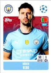 2024-25 Topps Champions League 274 Rúben Dias (Manchester City)