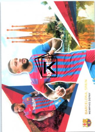 2021 Topps FC Barcelona Sagrada Familia 33 Memphis Depay