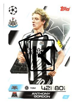 fotbalová kartička 2025-26 Topps Match Attax UCC 81 Anthony Gordon (Newcastle United)