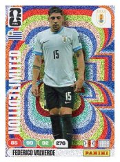 fotbalová kartička World Cup 2026 Adrenalyn XL Limited Edition  Federico Valverde (Uruguay)