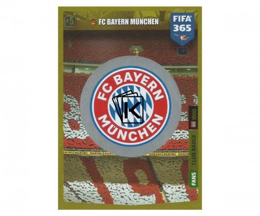 Fotbalová kartička Panini FIFA 365 – 2020 Znak FC Bayern Munchen