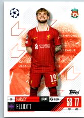 fotbalová kartička 2024-25 Topps Match Attax UEFA Club Competitions  58 Harvey Elliot (Liverpool)