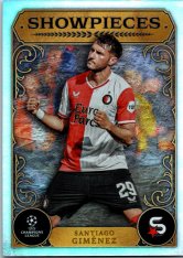 Fotbalová kartička 2023-24 Topps Superstars UEFA Club Competitions Showpieces 14 Santiago Gimenez (Feyenoord)