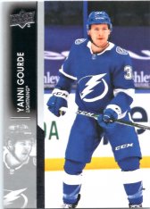 hokejová karta 2021-22 UD Series One 160 Yanni Gourde - Tampa Bay Lightning