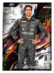 2024 Topps Finest F1 Common 34 Juan Manuel Correa – F2 – DAMS Lucas Oil