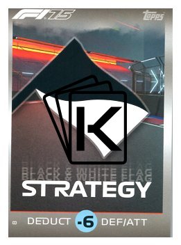 2025 Topps Turbo Attax F1 Strategy Card 8	Black / White Flag