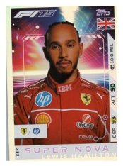 2025 Topps Turbo Attax F1 Scuderia Ferrari Supernova 337 Lewis Hamilton