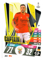fotbalová kartička 2020-21 Topps Match Attax Champions League Extra Captain CP23 Jardel SL Benfica