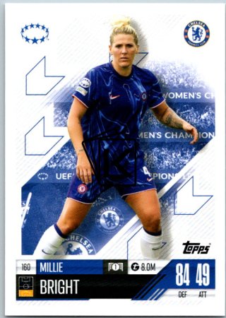 Fotbalová kartička 2024-25 Topps Match Attax EXTRA UEFA Club Competitions UWCL Cards 160.  Millie Bright (Chelsea)
