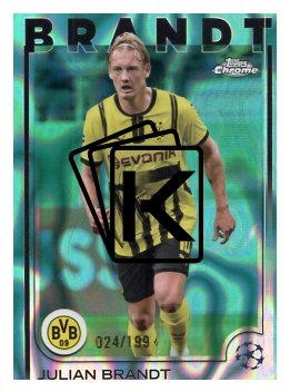 fotbalová kartička 2024-25 Topps Chrome 90 - Julian Brandt limit 024/199