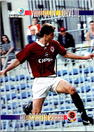 1996-97 Papyro 292 Vratislav Lokvenc AC Sparta Praha