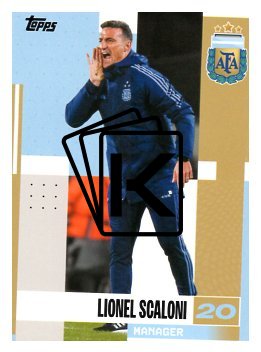 fotbalová kartička 2024-25 Topps Argentina Team Set 25 Lionel Scaloni