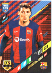 fotbalová karta Panini FIFA 365 2024 Adrenalyn BAR7 Andreas Christensen FC Barcelona Team  Mate