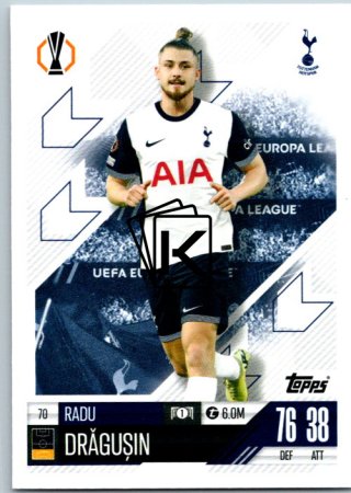 fotbalová kartička 2024-25 Topps Match Attax UEFA Club Competitions  70 Radu Dragusin (Tottenham Hotspur)