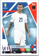 fotbalová karta Topps Match Attax EURO 2024 FRA5 Lucas Hernández (France)