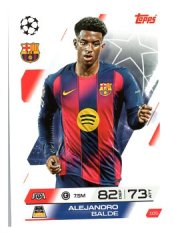 fotbalová kartička 2025-26 Topps Match Attax UCC 105 Alejandro Balde (FC Barcelona)