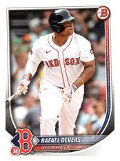 Baseballová karta 2025 Bowman 10 Rafael Devers, Boston Red Sox