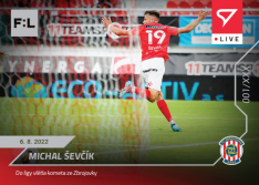 fotbalová kartička SportZoo 2022-23 Live L-009 Michal Ševčík FC Zbrojovka Brno
