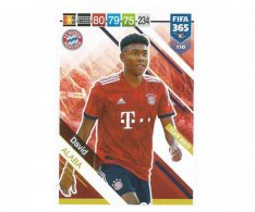 Fotbalová kartička Panini FIFA 365 – 2019 Team Mate 110 David Alaba FC Bayern Munchen