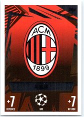 Fotbalová kartička 2023-24 Topps Match Attax UEFA Club Competitions 343 AC Milan