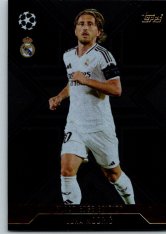 Fotbalová kartička 2024-25 Topps Match Attax EXTRA UEFA Club Competitions Black Edge Edition BLA 1.  Luka Modric (Real Madrid CF)