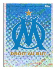 2020-21 Topps Champions League samolepka OLM1 Logo Olympique de Marseille