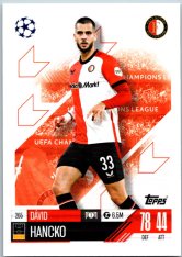 fotbalová kartička 2024-25 Topps Match Attax UEFA Club Competitions 265 Dávid Hancko (Feyenoord)