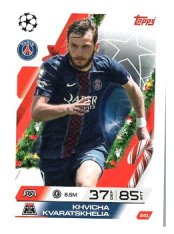 fotbalová kartička 2025-26 Topps Match Attax UCC Winter Collection Paris Saint-Germain 241 Khvicha Kvaratskhelia