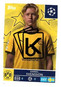 2025-26 Topps Champions League Borussia Dortmund 144 Daniel Svensson