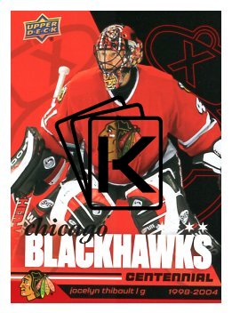 2025-26 Upper Deck Centennial Chicago Blackhawks 4 Jocelyn Thibault