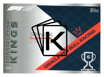 2025 Topps Turbo Attax F1 Oracle Red Bull Racing Constructor Kings  293