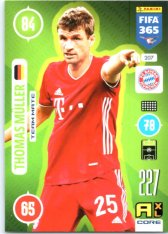fotbalová karta Panini Adrenalyn XL FIFA 365 2021 Team Mate 207 Thomas Muller FC Bayern Munchen