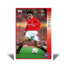 Fotbalová kartička Topps Lost Rookie Ryan Giggs Manchester United