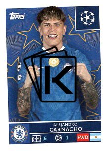 2025-26 Topps Champions League Chelsea FC 163 Alejandro Garnacho