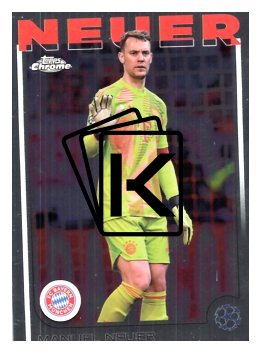 fotbalová kartička 2024-25 Topps Chrome UCC 101 Manuel Neuer, FC Bayern München