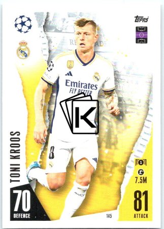 Fotbalová kartička 2023-24 Topps Match Attax UEFA Club Competitions 145 Toni Kroos Real Madrid CF