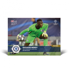 Fotbalová kartička Topps Now UCL 89 Eduard Mendy Chelsea FC
