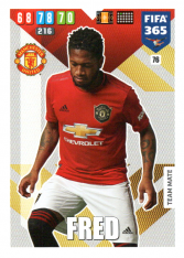 Fotbalová kartička Panini Adrenalyn XL FIFA 365 - 2020 Team Mate 76 Fred Manchester United